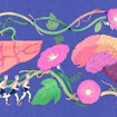 Illustration of a brain and liver connected by a healthy vine, with little people exercising and reading scattered throughout.