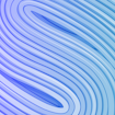 Stylized illustration of sperm tails coiled up and aligned tidily.